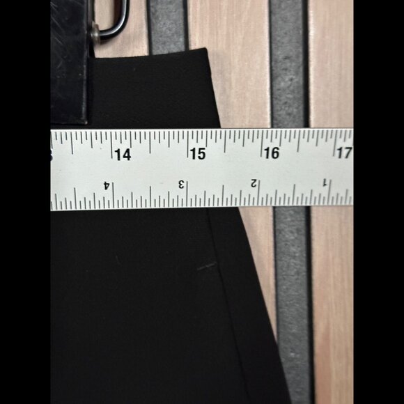 MM.Lafleur Pants 6 Womens White Wide Leg Fabric Stretch Ankle Culotte Flat Front - Picture 3 of 8